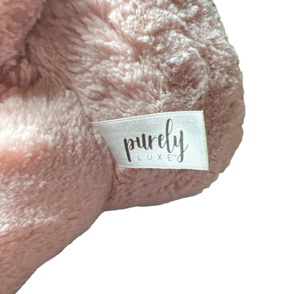 Aurora Purely Luxe Pink Sloth 12" Sitting Stuffed Plush Animal - Picture 3 of 3